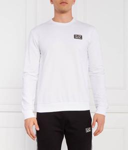 Толстовка Ea7 Regular Fit, белый / черный