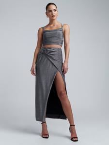 Юбка BWLDR MYRA, серый