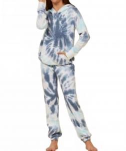 Vintage Havana Новая облегающая толстовка для девочек в морском стиле с эффектом тай-дай и выгорания, разноцветная