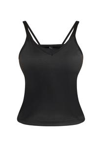 Топ на тонких бретельках IZIA Top, черный