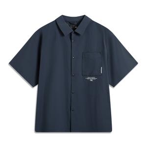 LINING Рубашка Sports Life Collection мужская Deep Mysterious Blue