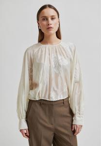 Блуза SECOND FEMALE Veria, White/Wool White