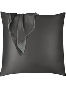 Aspero Шелковая наволочка 80x80 см, цвет антрацит