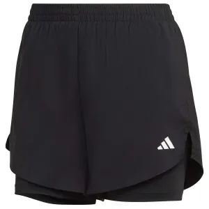 Женские шорты для тренировок MIN 2IN1 adidas, черный