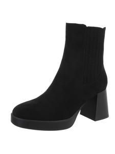 Ital-Design Черные туфли на высоком каблуке