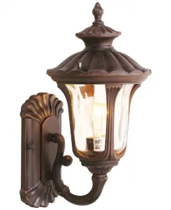 Настенный светильник Oxford Bronze 16'' Up-Sconce Livex, бронза