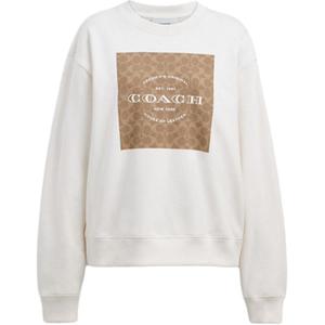 COACH Белая женская толстовка