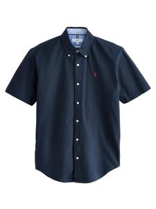 Рубашка на пуговицах классического кроя Next, темно-синий