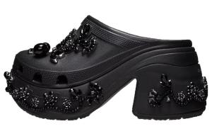 SIMONE ROCHA x Crocs противоскользящие износостойкие женские Crocs черные, Black