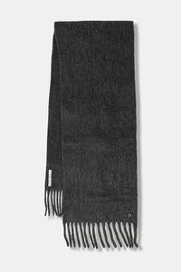 Шарф с шерстью Calvin Klein, серый