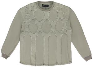 Футболка с длинными рукавами "Who Decides War Chapel" серого цвета