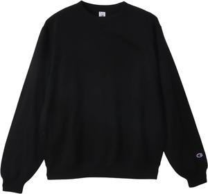 Мужская толстовка Champion LW DC3-C037, с длинным рукавом, круглым вырезом, легкая, термобелье, быстросохнущая, полипропилен Ultra LW, черный