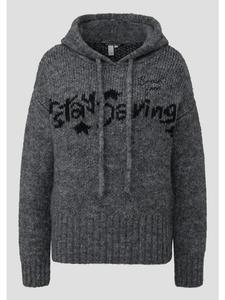 Вязаный свитер в цвете 99W0_антрацит QS