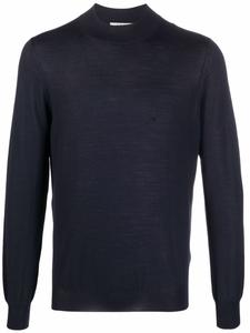 Шерстяной джемпер тонкой вязки Fileria, синий