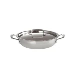 Жаровня из нержавеющей стали Classic Le Creuset  с крышкой, 24 см, серебристый