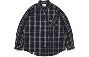 714STREET Рубашка унисекс, Армейский зеленый чек