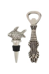 Пробка для вина и открывалка для пива HDFish 11 см House Doctor, серый