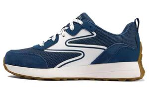 Кроссовки женские низкие синие Skechers