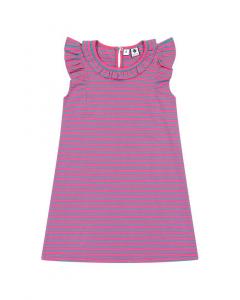 Платье с рюшами и рукавами Busy Bees Colette, розовый