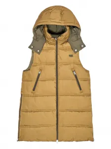 Жилет на молнии с капюшоном Bimba Y Lola, зеленый