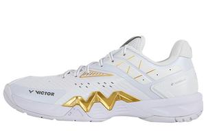Кроссовки VICTOR Badminton Shoes Unisex Low-top Gold/white, белый