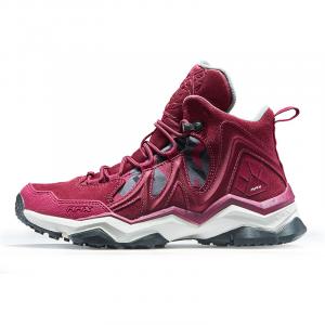 Кроссовки для походов и треккинга женские с высоким берцем, красный Rax