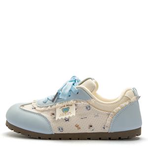 Износостойкие женские скейтерские кеды Low Top STAE, светло-голубой