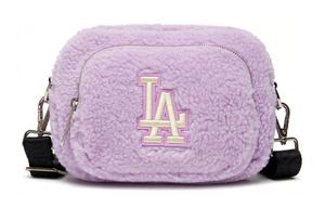Полиэстер Сумка для фотоаппарата Через плечо Поясная сумка Обычная Женская Фиолетовая Розовая MLB