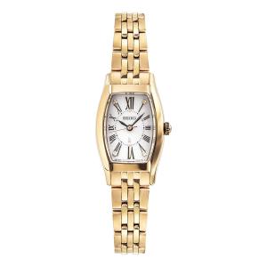 Часы SEIKO Lukia Blue Lens 100 waterproof Solar Energy quartz Watch, золотой