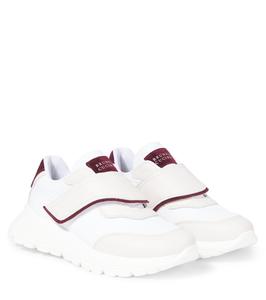 Кроссовки с кожаными вставками Brunello Cucinelli Kids,