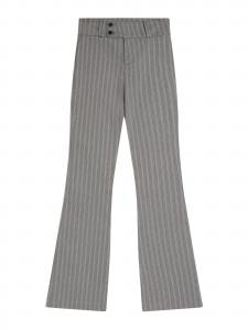 Bershka Брюки-клеш в темно-сером цвете