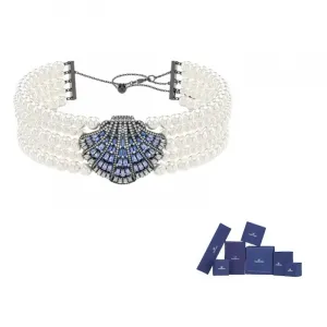 Swarovski Идиллия Faux Crystal Колье женское белое