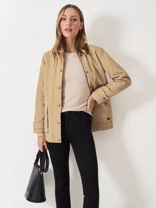 Хлопковая курса амбарного типа с V-образным вырезом Crew Clothing