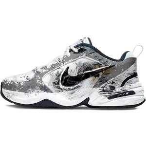 Nike Air Monarch 4 Floating Mountain Mist амортизация, износостойкие низкие массивные кроссовки unisex black