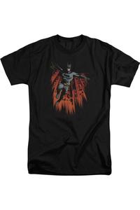 Футболка Batman Majestic с коротким рукавом для взрослых Gildan, черный