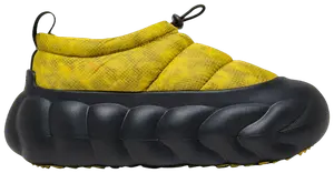 Кроссовки Crocs Overpuff Shorty Translucent, желтый