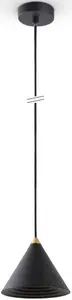 Paco Home Подвесной светильник "ROLLINA", лампа GU10 | без лампочки, подвесной светильник для столовой, кухни, металлический промышленный дизайн GU10 Ø 15,5 см, Высота: 13 см, черный