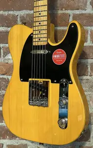 Новая Squier Classic Vibe '50s Telecaster - цвет Butterscotch Blonde, быстро отправляется с профессиональной настройкой!