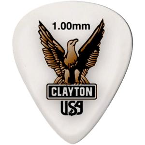 Стандартные медиаторы для гитары Clayton Acetal 1,0 мм 1 дюжина