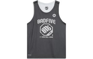 Баскетбольная майка Mitchell & Ness X Badfive мужская черная молочно-белая Lining, черный