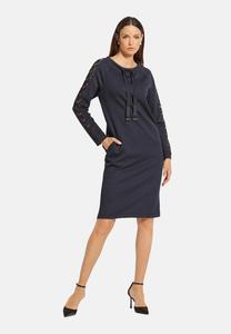 Платье из джерси MIT STRASS UND SPITZE MADELEINE, синий