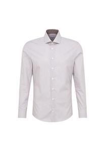 Деловая рубашка слим Seidensticker, цвет Grau (0035)