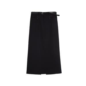 ELLE Повседневная длинная юбка Women's Black