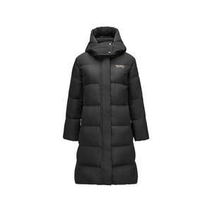 Skechers Спортивная куртка пуховик женская угольно-черная, Carbon Black/0018