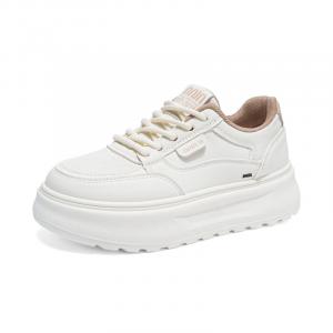 Дышащие низкие повседневные туфли для женщин King Jinmai, Beige Black