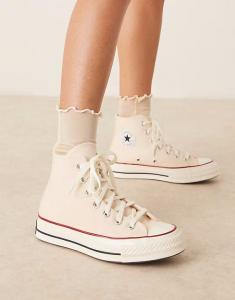 Кеды Converse Chuck 70 Hi Wide в кремовом цвете