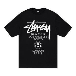 Футболка Stussy World Tour Tee, черный