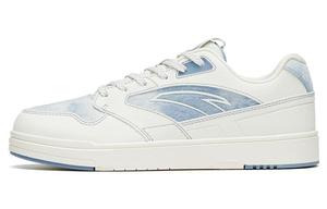 Кроссовки для скейтбординга женские, низкие, белые/королевские синие Anta