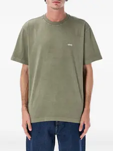 Футболка с логотипом Obey, зеленый