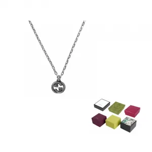 Кулон Interlocking G на цепочке GUCCI